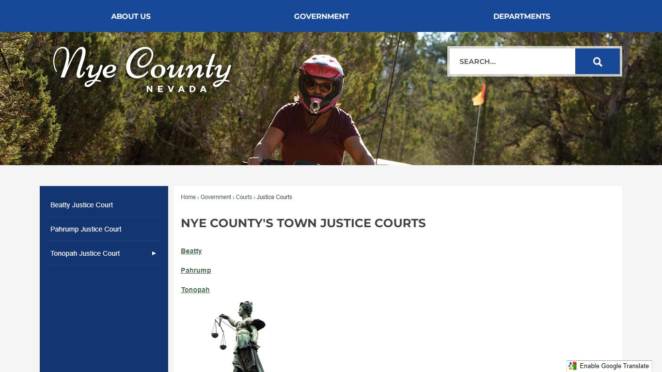 Nye County's Town Justice Courts | Nye County, NV Official Website